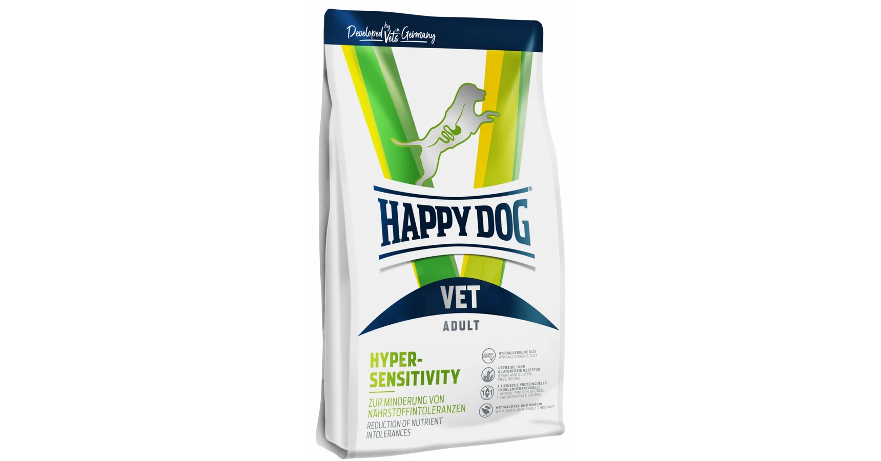 HAPPY DOG VET HYPER-SENSITIVITY 1kg×2袋 Happy Dog Vet Hypersensitivity száraz kutyaeledel allergiára és